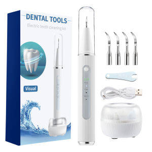 Ultrasonic Dental Scaler Teeth Whitening Tartar Electric Remover Tooth Stain Calculus Oral Care Tool with Camera IPX7 Waterproof