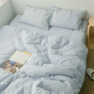 Kiss Dear | Simple Ins Style Pure Washed Cotton Four Piece Set