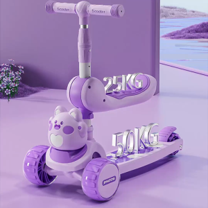 AI-M391 Sepeda Duduk 2in1 Ada Musik Lagu Lampu Scooter Anak Outdoor Serbaguna / Mainan Anak Skuter