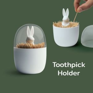 Bunny Toothpick Holder กระปุกไม้จิ้มฟัน ดีไซน์ กระต่าย Qualy (ควอลี่ )