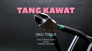 ISKU Tang Potong Kawat 6 inch Bahan Chrome vanadium steel Plastic Alat Perkakas Cutting Nippers