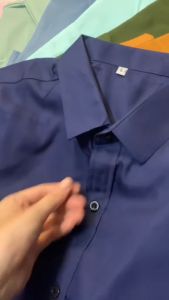 Áo sơ mi nam trơn dài tay regular ZA.RA MISFIT vải chéo mềm mịn hạn chế nhăn form thanh lịch hiện đại