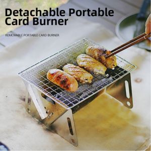 Foldable Portable Stainless Steel Campfire Grill