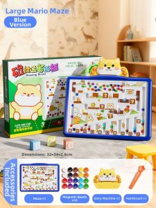 BABYSHOME | Magnetic Maze Writing Board Logical Thinking Training Toy