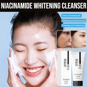 Niacinamide Whitening And Anti-Blemish Cleanser Anti-Mite Oil Control Moisturizing Brightening Facial Cleanser Anti-Mite Shrink Pores