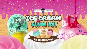 SG STOCK Slime Kit DIY Making Kit For Girls Boys Bubble Set Crystal Mud Safety DIY Ice Cream Squishy Toy with Box