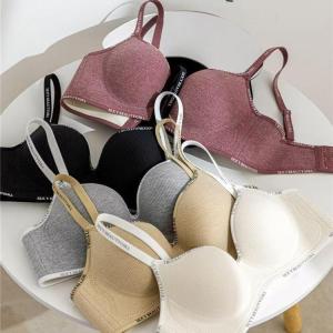 บราดันทรงหนาพิเศษ5ซม. สำหรับผู้หญิงชุดชั้นในวาบหวิวไร้สายไร้รอยต่อป้องกันการหย่อนคล้อย