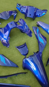 ชุดสี เวฟ110i LEDเก่า ปี2019-2020 สีน้ำเงินแก้ว มี12ชิ้น