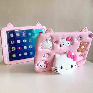 Sanrio | Kids EVA Hello Kitty Stand Case for Samsung Galaxy Tab A9 8.7" X110 Tab A9Plus X216 Tab A8 a7 Lite T220 Shockproof Cover Funda