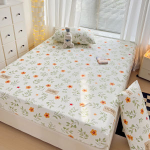 Dễ Thương Thỏ Được Trang Bị Hoa Bedsheet thiết kế hoa hồng tấm ga trải giường Cho Phòng Đơn Famliy Kích Thước bọc nệm nội thất trang trí phòng ngủ Mềm Bìa Ngủ Gối