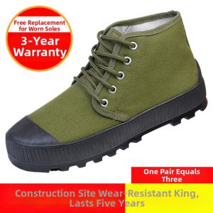 JIFANPAUL | Slip Resistant Durable High Top Yellow Canvas Shoes