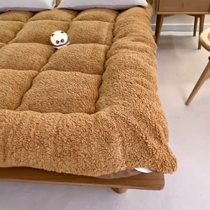 10cm Thick Tatami Mattress Mattress Topper with Soft Cashmere Fabric Foldable Multiple Sizes and Colors