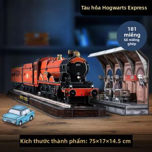 Mô Hình Đồ Chơi 3D Lâu Đài Hogwarts Harry Potter
