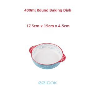 Oven-safe Ceramic Baking Dish Double-Handled