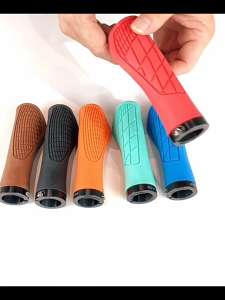 AqToCna 1 cặp xe đạp Grips chống sốc Xe Đạp Handlebar bìa chống trượt có thể khóa Grips Ergonomic đi xe đạp cao su xử lý Grips