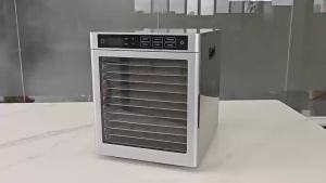 2025NEW เครื่องอบผลไม้แห้งสแตนเลส 8/10/12 ชั้นเครื่องเป่าผลไม้ผลไม้แห้งตู้อบแห้งเครื่องเป่าลมร้อนเครื่องเป่าผลไม้เครื่องเป่าผลไม้เครื่องเป่าผลไม้