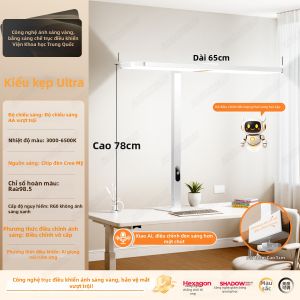 SHIPU | Đèn Bàn Học Bảo Vệ Mắt Không Bóng Điều Chỉnh Được Cho Trẻ Em