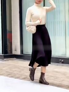 Ready Stock Women Pleated Skirt Etro Long Skirt Women Kembang Labuh Vintage Skirt Woman Maxi Skirts High Waist Skirt Hijab Friendly Skirt OL Skirt Casual Skirt Party SKirt