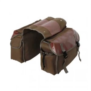 Motorbike Large Capacity Saddle Bag Motorcycle Riding Travel Canvas Waterproof Panniers Box Side Tools Bag Pouch