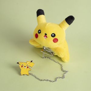 Cute Cartoon Plush Bear Dinosaur Toy Pin Brooch Pin Fashion Accessory Pendant Fresh out Ethnic Style for Couples Bear Pig Animal Pattern