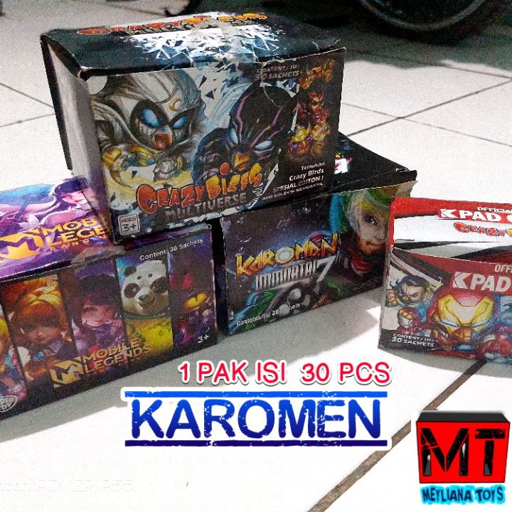 Karomen Puzzle 3D Pak isi 30 Pcs Sentilan Karomen Pak