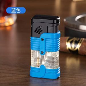 🇸🇬LOCAL SELLER🇸🇬 Triple Flame Transparent Chamber Lighter
