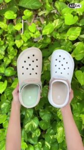 (สุ่มแถมจิ๊บบิทฟรี 2ตัว) Adda รองเท้าหัวโต รุ่น 59G01/5PF01 W1 แท้ 100% รองเท้าหัวโต ส้นตึก ส้นสูง 2.5นิ้ว ไซส์ 4-7