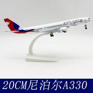 Plane Model AIR Nepal Airlines 330 A330 Airplane 20cm Alloy Metal Airways Stand Diecast Model Plane Parts Collected Gift By