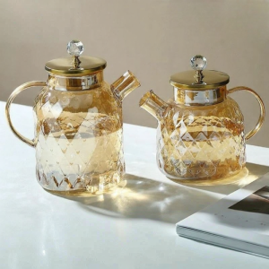 Heat-Resistant Borosilicate Glass Water Jug