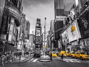 Jigsaw Puzzle 1000 pcs Beautiful NYC Skyline With Skyscrapers And Night Lights For Adults Stress Relief Puzzle Fun Present