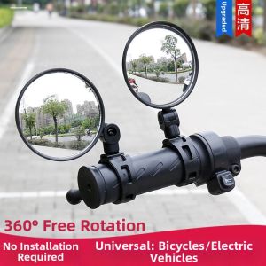 Universal Large View Rearview Small Mirror for Bikes Scooters