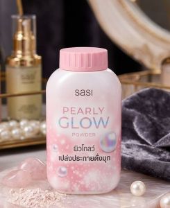 sasi PEARLY GLOW POWDER - pearlescent finish - translucent powder - for face and body - beauty makeup product