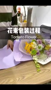 กระดาษนูน กระดาษ3มิติ กระดาษห่อดอกไม้ห่อของขวัญ แพ็ค 10 แผ่น ขนาด 50*50 พร้อมส่งจากไทย