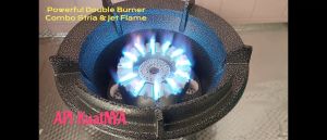 DF PINEAPPLE POWERFUL DOUBLE PIPE H/P GAS STOVE & BURNER