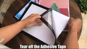 SG Stock Magnetic Sign Holder Photo Award Frame Poster Display for Document Certificate Paper Picture Art Display