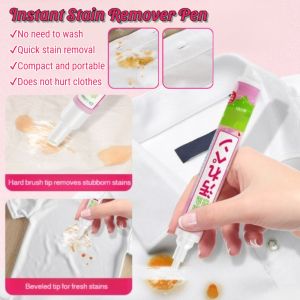 Instant Stain Remover Pen Portable Fabric Cleaner Water-Free Cleaning Strong Degreasing Pen