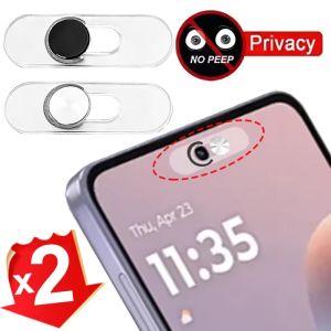 2Pcs Camera Privacy Protection Cover Ultra-Thin Webcam Lenes Cover Antispy Privacy Sticker for Samsung iPad Phone Laptop
