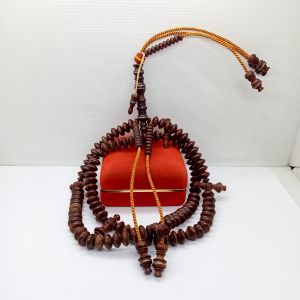 tasbih tijani kayu nogosari nagasari full benang rajut A544