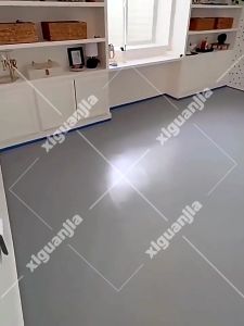 XIGUANJIA สีทาพื้นปูน สีอีพ็อกซี่ 3i1 สีทาพื้น ภายใน โรงงาน ภายนอก ทําความสะอาดง่าย กันลื่น กันน้ำ ทนต่อการสึกหรอ