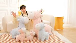 85CM Giraffe Plush Toy  Soft Large Pillow Kawaii Stuffed Animal for Girls and BoysGift for Holiday or Birthday.