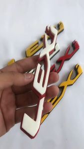 EMBLEM MOTOR LEXI AKSESORIS MOTOR KEREN VARIASI TIMBUL 3D BAHAN RESIN