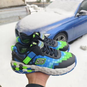 Comfortable Ultra-light Anti-slip Color Block Sports Shoes for Boys Spring Summer New Style Running Shoes Versatile Kids Footwear