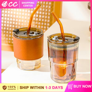 Unique Design Coffee Cups with Straw and Cover420ml Mug Coffee Cup  Hot and Cold Dual-use  for Office ，Mug Suitable for Personalized Gifts