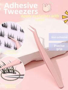 Anti-Stick Eyelash Tweezers