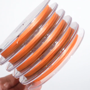 PE X9 Super Braid 5*100m Connecting Senar Kuat Abrasi Oranye Tali Pancing 0.14 ~ 0.5MM Memancing Pantai