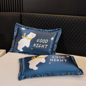 SUNLIGHT HOME 2 Piece Cooling Pillowcases 9 Colors1 Pair Cute Pillow CasesBreathable Pillow Cover