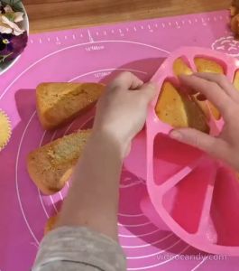 8 Cavity Sliced Triangle Cake Portion Silicone Mold Mould For Slice Cake Pizza Muffin Scone Pudding Soap Candle