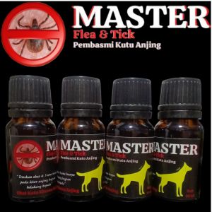 Obat Kutu Anjing Terampuh MASTER Flea & Tick / Jaminan Kwalitas Ampuh Membasmi Kutu Anjing