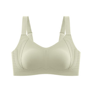 Miiow | Wireless Full Cup Bra Womens Seamless Anti-Sagging Thin Summer Style Underwear For Younger Women U-Neck Design Thin Model