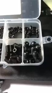 M3-M8 Socket Screw Assortment Allen Head Hex Set 200Pcs Black Grub Box Kit 8.8 Grade Din913